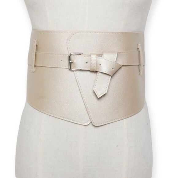 Gold Wide Corset Shoulder Suspender Body Harness Belt NEW main image 4